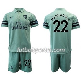 Camisetas Arsenal Mkhitaryan 22 Niño Tercera Equipacion 2018/2019